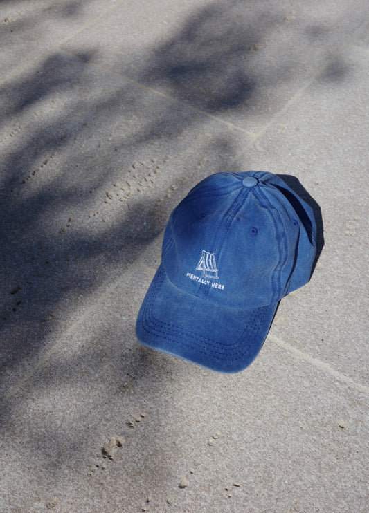 Mentally Here Washed Blue Cap - Capsule 007